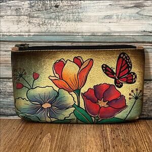 Anuschka Women’s Hand-Painted Genuine Leather Pouch